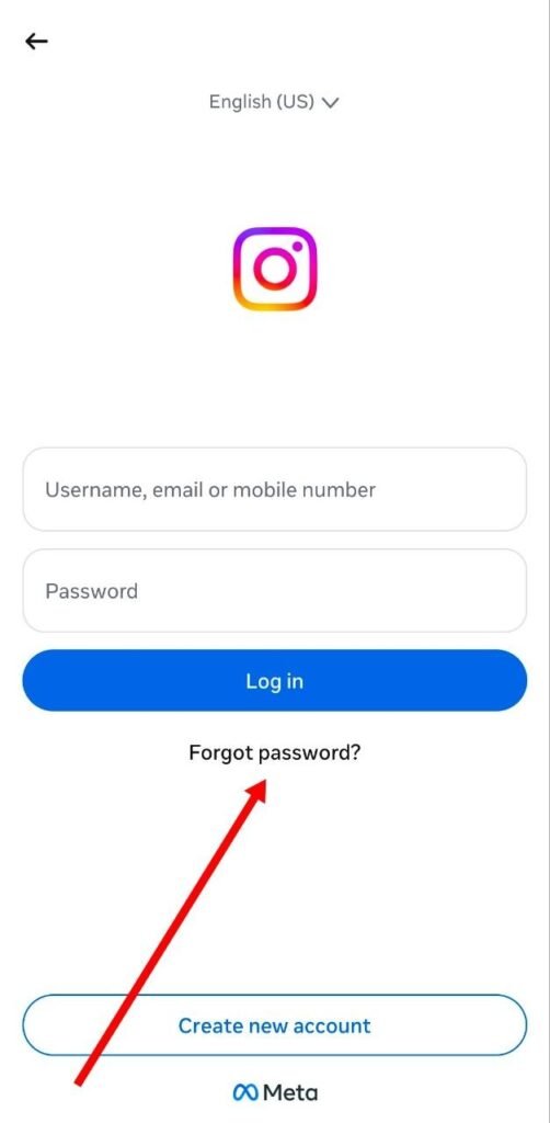 Forgot Password par click kare