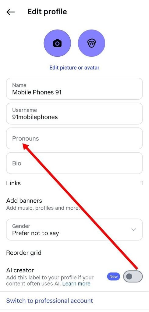 Pronouns par click kare