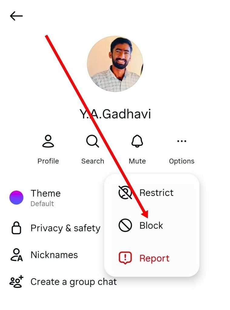 block par click kare