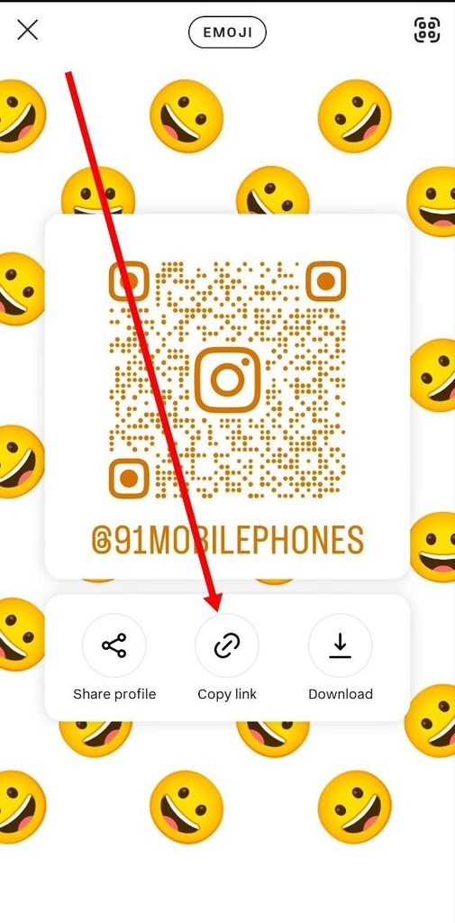 copy link par click kare