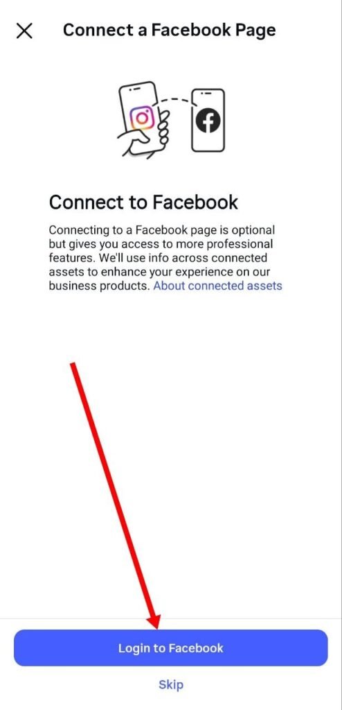 facebook ko instagram se connect kare