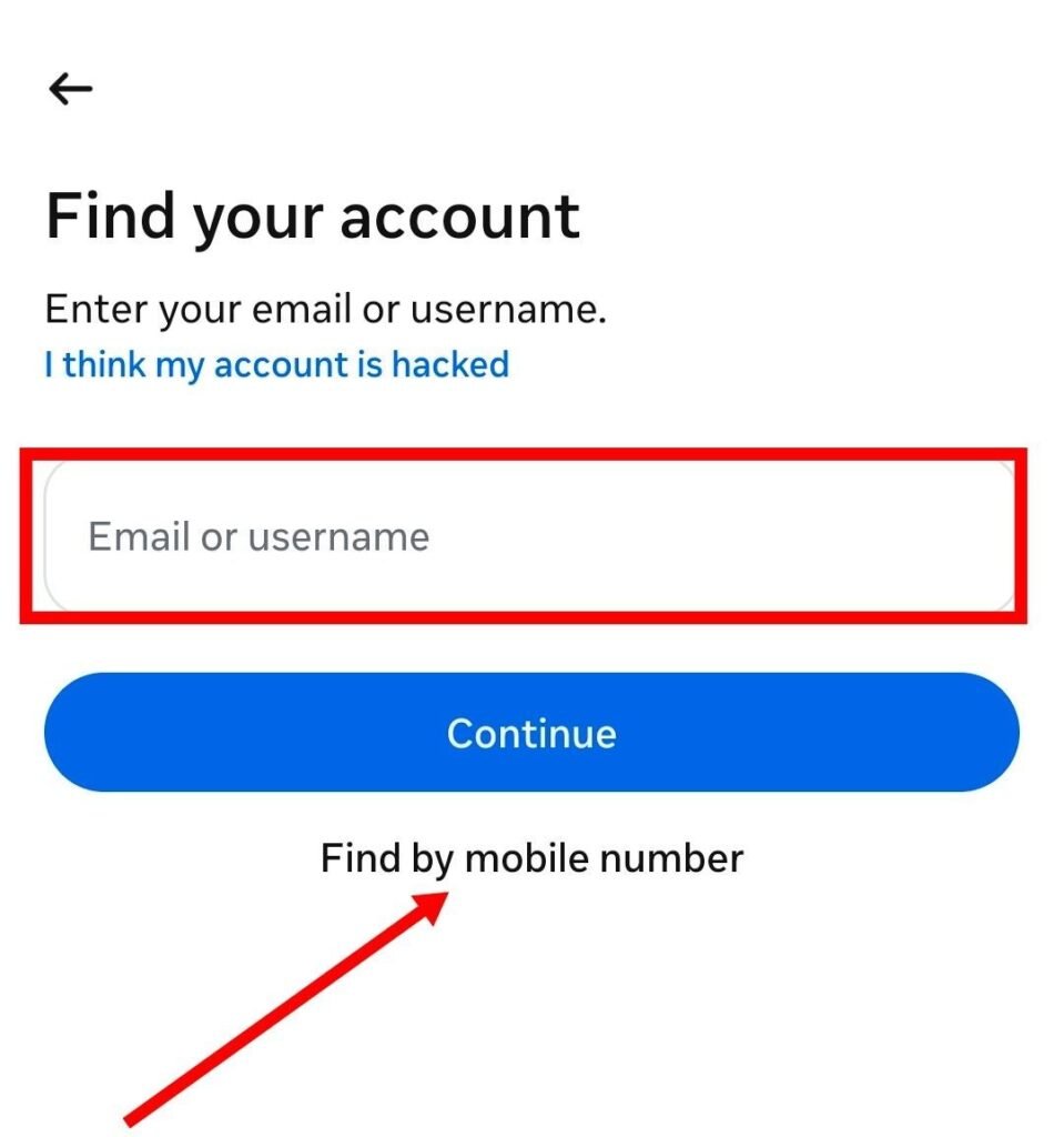 find by mobile number par click kare