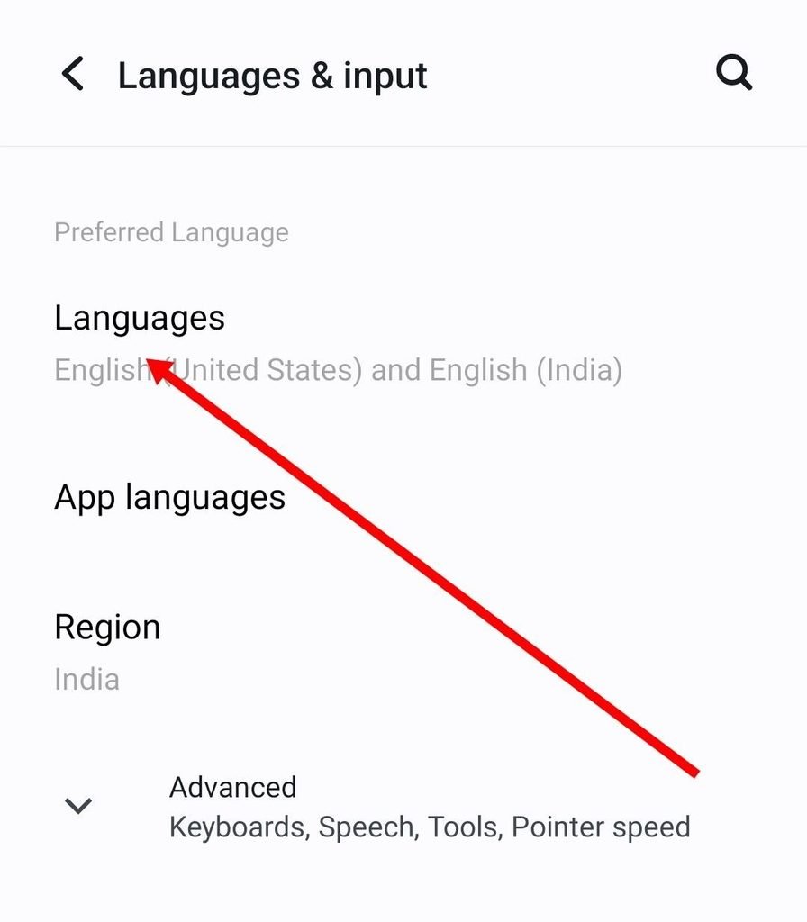 languages par click kare